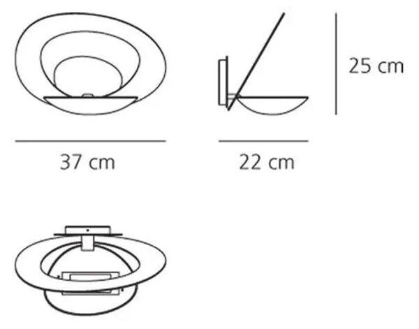 STENSKA SVETILKA PIRCE ARTEMIDE AR1240010A