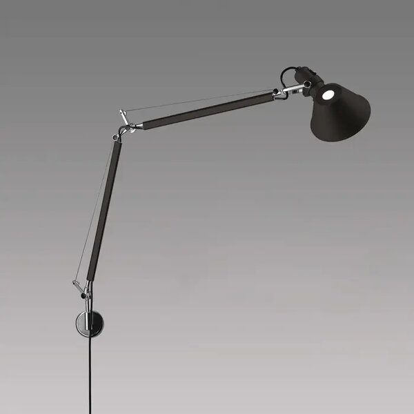 TOLOMEO MINI NAMIZNA SVETILKA ČRNEGA OBLIKOVANJA E-27 BREZ PODSTAVKA AR005940