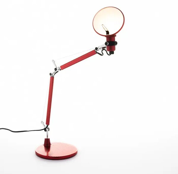 TOLOMEO MIKRO NAMIZNA SVETILKA RDEČA E14 ARTEMIDE S PODSTAVKOM AR011810