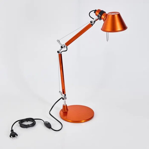 TOLOMEO MIKRO NAMIZNA SVETILKA KOVINSKA ORANŽNA E14 S PODNOŽJEM A011860 AR011860