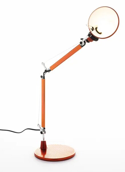 TOLOMEO MIKRO NAMIZNA SVETILKA KOVINSKA ORANŽNA E14 S PODNOŽJEM A011860 AR011860