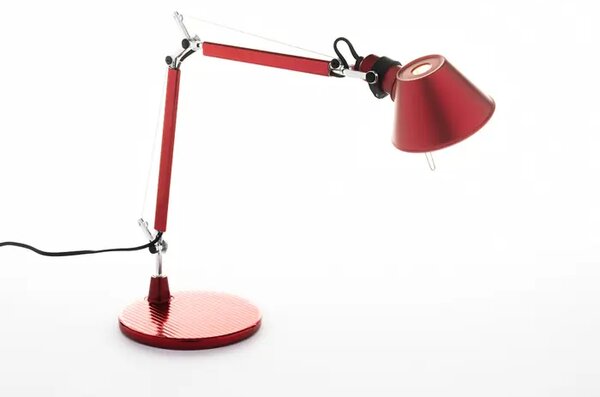 TOLOMEO MIKRO NAMIZNA SVETILKA RDEČA E14 ARTEMIDE S PODSTAVKOM AR011810
