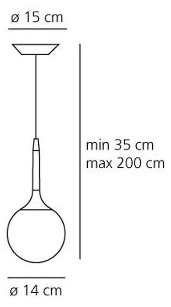 VISEČA SVETILKA CASTORE 14 402 lm AR1045110A