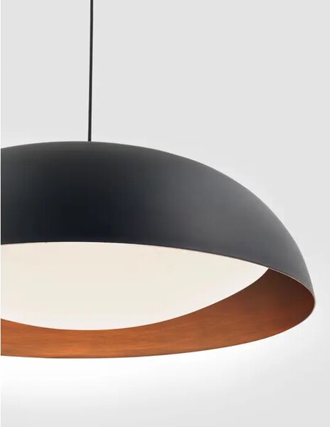 VISEČA LED SVETILKA LANDON 41W/3000K/3603lm/DIMM/IP20/ ČRNO-BAKRENA NL86009