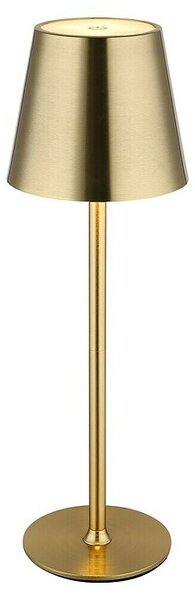 Globo LED namizna svetilka Vannie (3 W, Medeninasta, Višina: 470 mm, Premer: 112 cm, IP44)