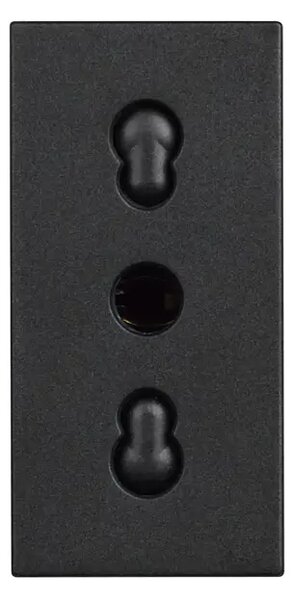CLASSIA EURO VTIČNICA 2P+E/16A/250V 1M ČRNA RG4180