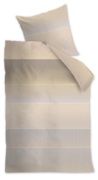 POSTELJNINA 140/200 cm saten naravne barve