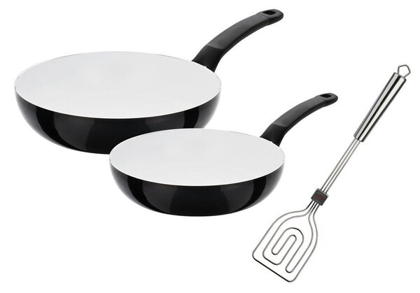 SET PONEV Ceramica Blanca aluminij 3-delni