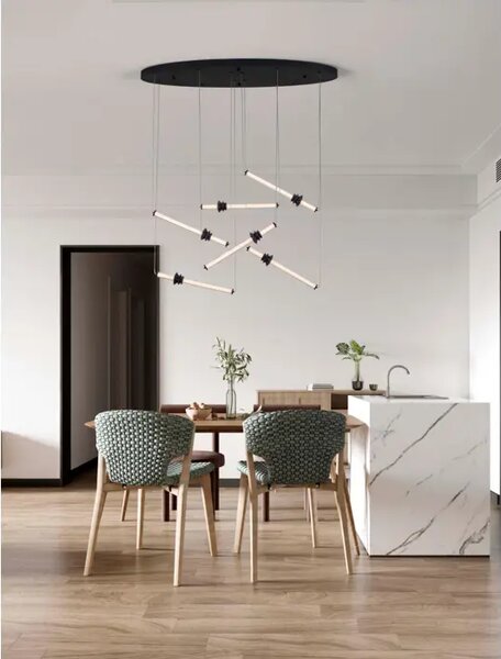 Viseča LED svetilka ATMOSPHERE/3000K/36W/2811Lm/ČRNA NL9236409