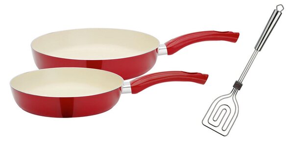 SET PONEV Ceramica Beige aluminij 3-delni