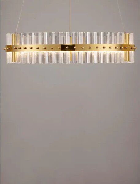 VISEČA LED SVETILKA KEZO/3000K/45W/4679Lm/PLATINASTO ZLATA NL9019733