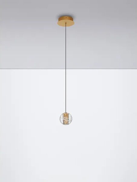 Viseča LED svetilka LICIO/3000K/4W/166Lm/ZLATA NL9186958