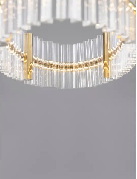 KEZO VISEČA LED SVETILKA/3000K/45W/4402Lm/PLATINASTO ZLATA NL9019736