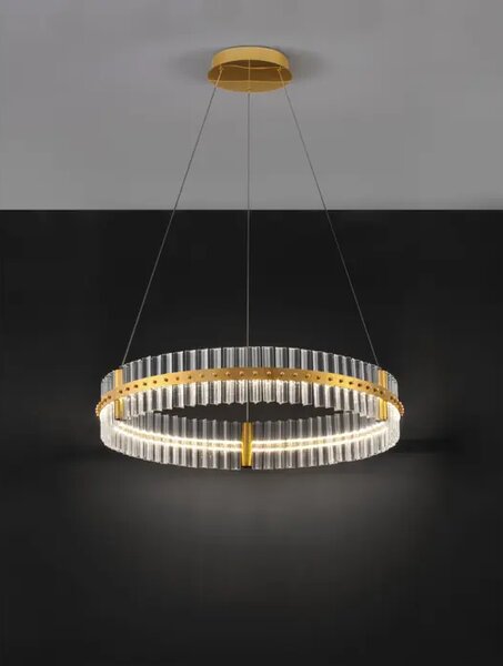 KEZO VISEČA LED SVETILKA/3000K/56W/6339Lm/PLATINASTO ZLATA NL9019734