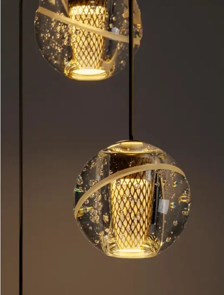 Viseča LED svetilka LICIO/3000K/16W/832Lm/ZLATA NL9186960