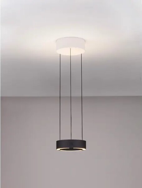 VISEČA LED SVETILKA AFI/3000K/24W/1712Lm/ČRNA NL9870016