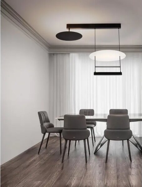 VISEČA LED SVETILKA DIONA/3000K/35W/2420Lm/ČRNO-BELA NL9580678