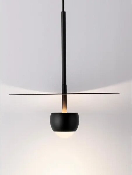 VISEČA LED SVETILKA EDEM/3000K/8W/590Lm/ČRNA NL9870043