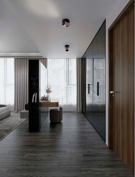 LED STROPNA SVETILKA SIRMOS CEILING/3000K/8W/582Lm/ŠAMPANJEC ZLATA IN ČRNE NL9088133