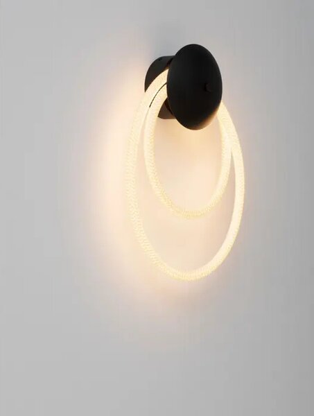 STENSKA SVETILKA ILANE LED/3000K/17W/1310Lm/ČRNO-BELA NL9780100
