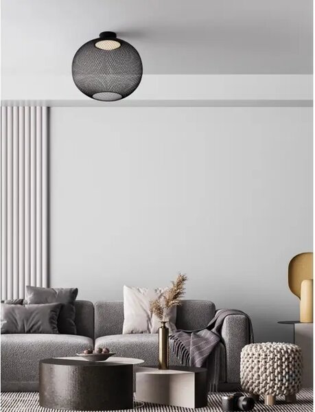 KINETIČNA STROPNA SVETILKA LED/3000K/24W/727Lm/ČRNA NL9620154