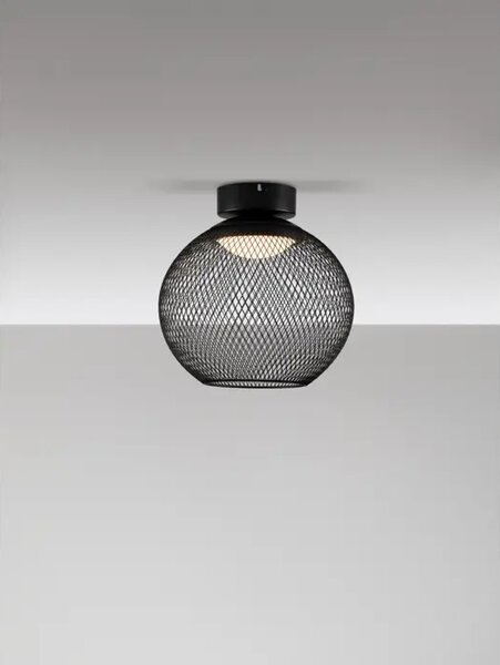 KINETIČNA STROPNA SVETILKA LED/3000K/12W/456Lm/ČRNA NL9620156