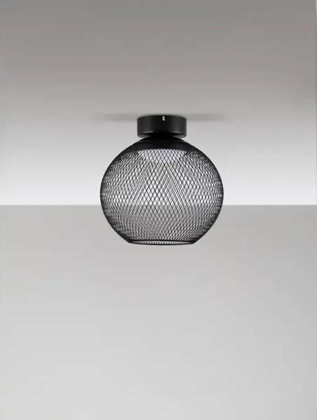 KINETIČNA STROPNA SVETILKA LED/3000K/12W/456Lm/ČRNA NL9620156