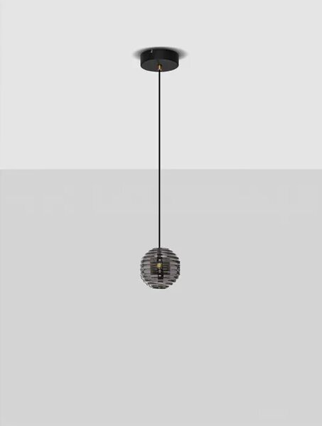 VISEČA LED SVETILKA LAS/3000K/13W/1526Lm/ČRNA & ZLATA & SIVA NL9009137