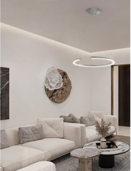 ELMO VISEČA LED SVETILKA/3500K/48W/2878Lm/KROMIRANA NL9019729