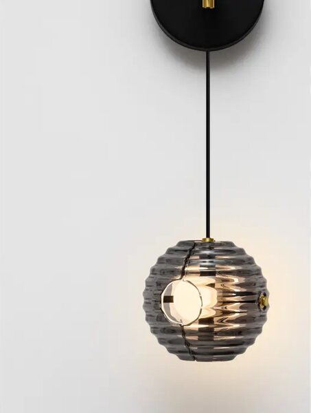 LAS STENSKA SVETILKA LED/3000K/13W/1526Lm/ČRNA & ZLATA & SIVA NL9009139