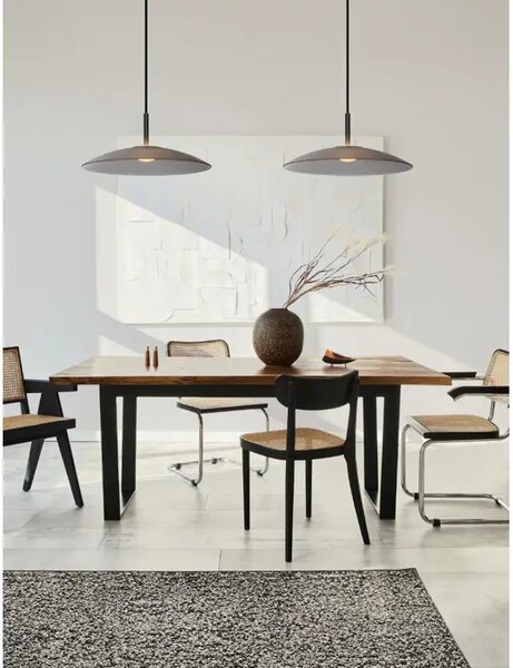 POLIFEMO VISEČA LED SVETILKA/3000K/12W/1040Lm/ČRNA V DIMLJENI BARVI NL9620144