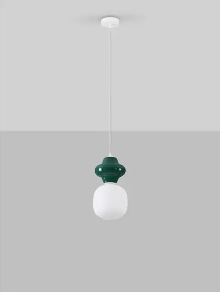 Viseča LED svetilka CLIO E14/5W/JASPIRE & BELA NL9009107