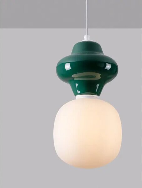 Viseča LED svetilka CLIO E14/5W/JASPIRE & BELA NL9009107