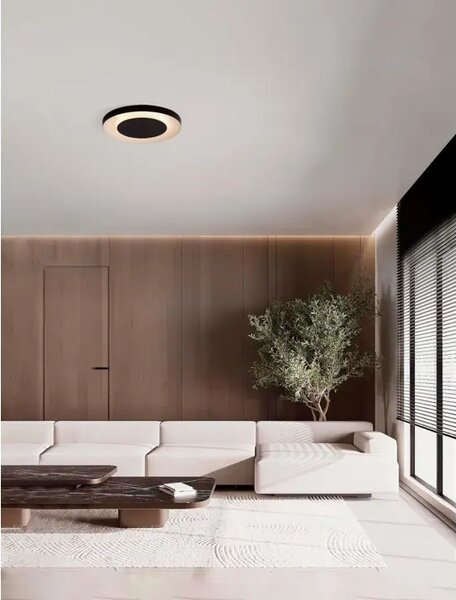 LED SPUŠČANA STROPNA SVETILKA /2700-4000K/37W/2207Lm/ČRNO-BELA NL9345717