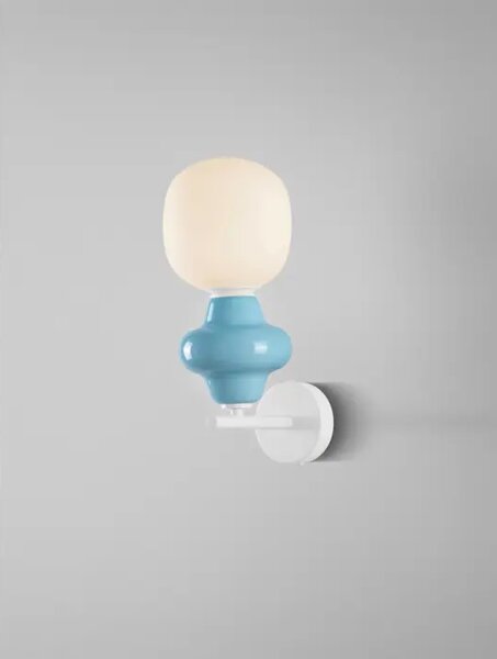 STENSKA SVETILKA CLIO LED E14/5W/MODRO-BELA NL9009124