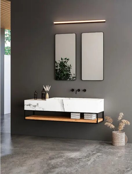 ENDO STENSKA SVETILKA LED/3000K/26W/2637Lm/ČRNA NL9002054