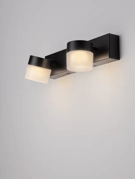 TEKOČA STENSKA SVETILKA LED/3000K/11W/895Lm/ČRNA NL9701622