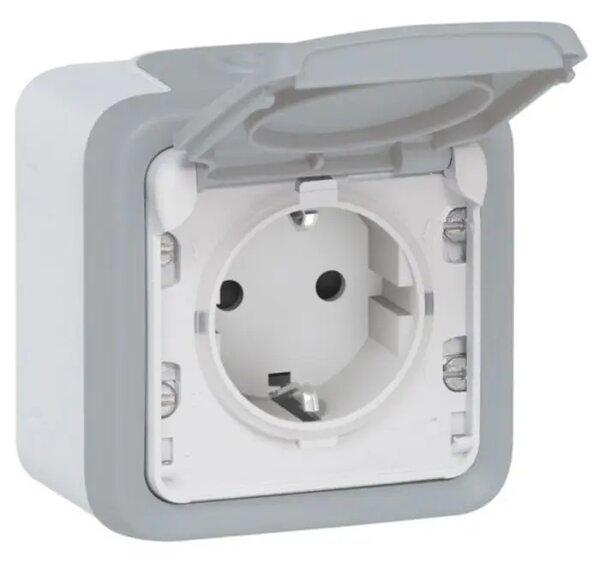 69733 VTIČNICA 2P+E/16A/250V IP55 N/Ž PLEXO LE069733