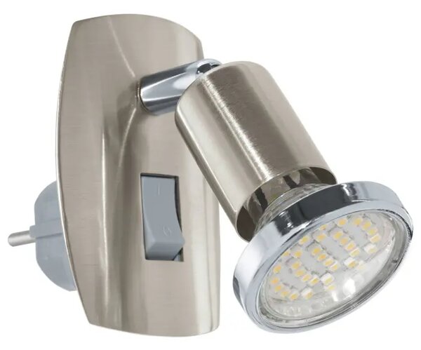 REFLEKTOR 1xLED GU10, 3W, 240lM, ZA VTIČNICO. NIKL M. MINI 4 92924