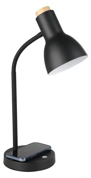 NAMIZNA SVETILKA 1xLED 6W, DOTIK, S POLNILNIKOM, ČRNA VERADAL-QI 900628