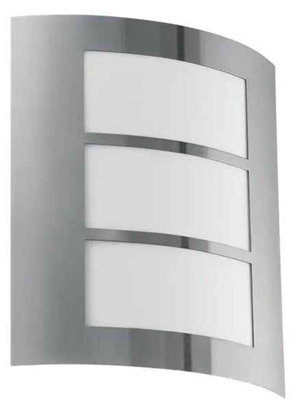 ZUNANJA STENSKA SVETILKA 1xE27 INOX CITY 88139
