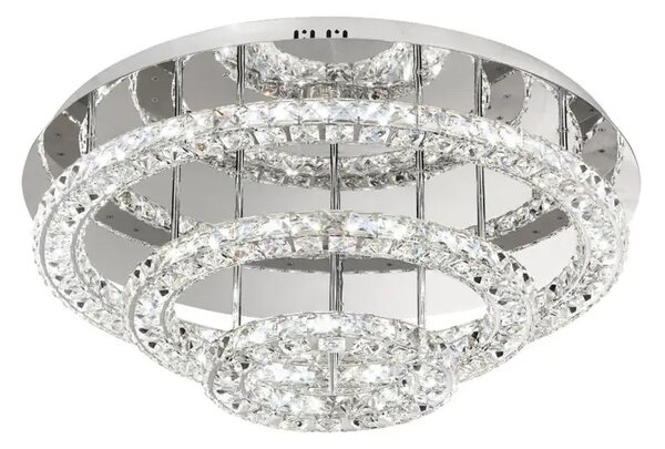 STROPNA SVETILKA/144, LED 144X0,5W, PROM 750, KROMIRANA/KRISTALNA TONERIA 39002