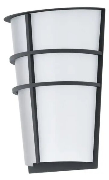 ZUNANJA STENSKA SVETILKA 2xLED 2X2,5W, ANTRACITNO/BELA BREGANZO 94138