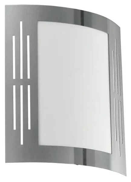 ZUNANJA STENSKA SVETILKA 1xE27 INOX CITY 82309
