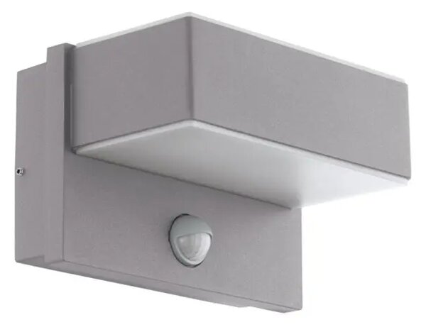ZUNANJA STENSKA SVETILKA 2xLED 2X5,6W, S SENZORJEM, JEKLO/SREBRNA ARDIANO 97159