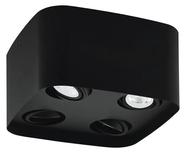 STROPNA SVETILKA/2, LED 4X5W, RGB-BELA, ČRNE SVETILKE-Z 99675