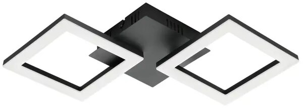 STROPNA SVETILKA 1xLED 15,5W, ZATEMNLJIVA BELA, ČRNO/BELA PARANDAY-Z 900315