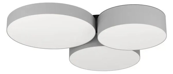 STROPNA SVETILKA 3xLED 3X7,5W, RGB+BELA, SIVA/BELA BARBANO-Z 900855