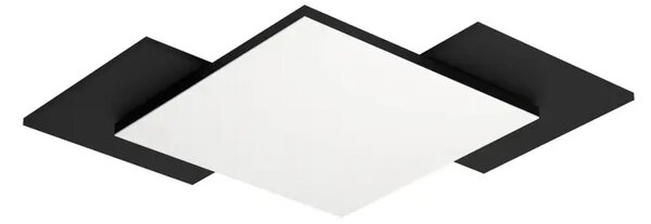 STROPNA SVETILKA 1x12W, 285X285, ČRNO/BELA TAMURIA 99656