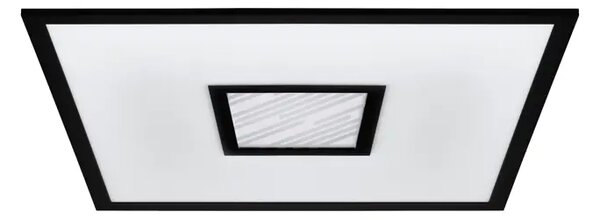 STROPNA SVETILKA 1xLED 21,5W, RGB ZATEMNLJIVA, Z DALJINSKIM UPRAVLJALNIKOM ČRNO/BELA BORDONARA 900571